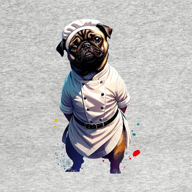 Sushi Master Pug: The Cutest Chef in Japan by fur-niche